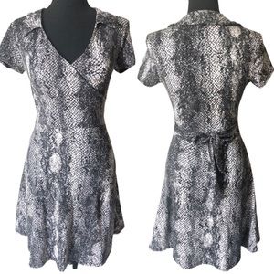 Snake Skin Mini Dress